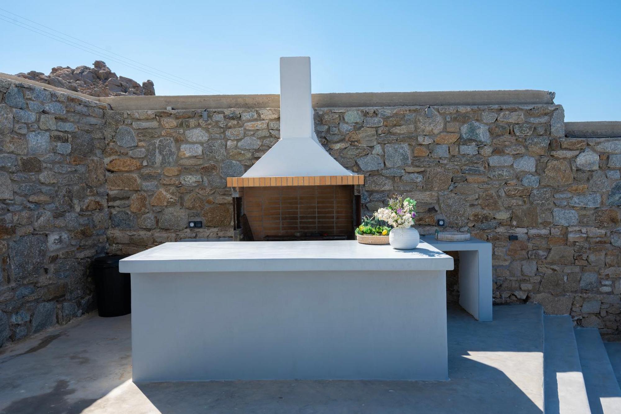 Villa Anema Mykonos - Blue Views Mykonos Villas Mykonos Town Buitenkant foto