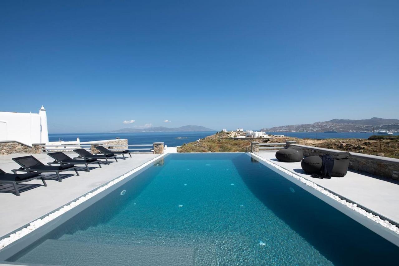 Villa Anema Mykonos - Blue Views Mykonos Villas Mykonos Town Buitenkant foto