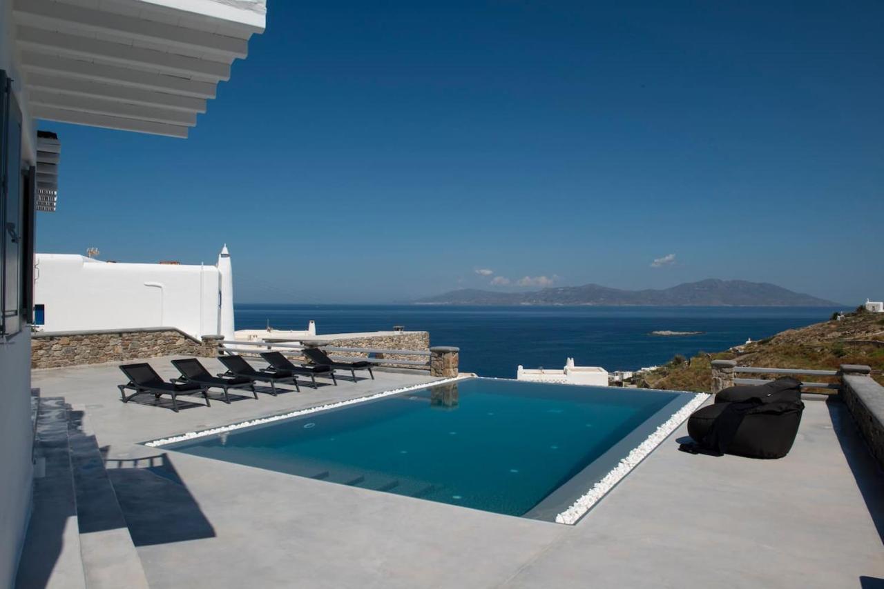Villa Anema Mykonos - Blue Views Mykonos Villas Mykonos Town Buitenkant foto
