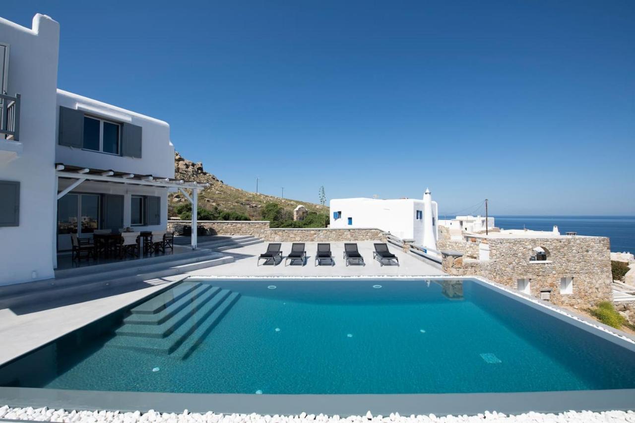 Villa Anema Mykonos - Blue Views Mykonos Villas Mykonos Town Buitenkant foto