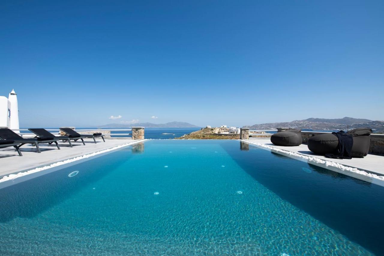 Villa Anema Mykonos - Blue Views Mykonos Villas Mykonos Town Buitenkant foto