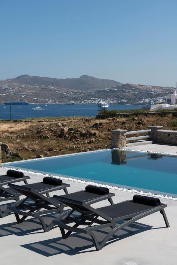 Villa Anema Mykonos - Blue Views Mykonos Villas Mykonos Town Buitenkant foto